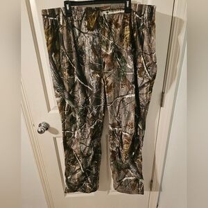 Russell Outdoors NWT Pants Mens Realtree AP Hunting Camo Deer Side Zip Size 2XL